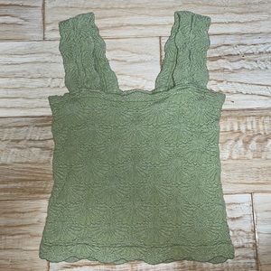 GREE FREE PEOPLE TOP 🤍